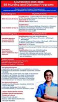 Admission notice for Lahore Medical & Dental College
